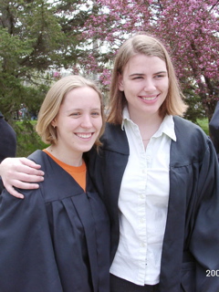 Sarah Neenan and I at Graduation