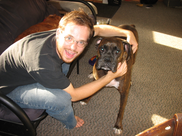 Chris and Puck